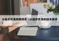 小程序开发所需技术（小程序开发的技术需求）